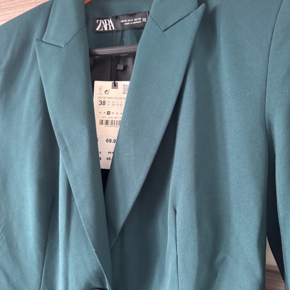 Zara Turquoise Green Matching Suit - Picture 2 of 9